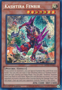 Yugioh Singles: Kashtira Fenrir [MP23-EN163] Prismatic Secret Rare