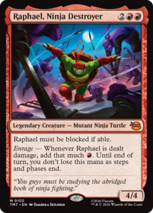 Mtg Singles Instock: Raphael, Ninja Destroyer [Teenage Mutant Ninja Turtles]
