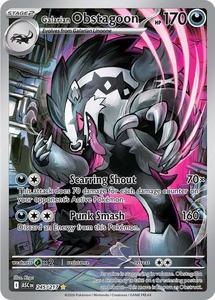 Pokemon Singles: Galarian Obstagoon (245/217) [Mega Evolution: Ascended Heroes]