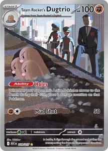 Pokemon Singles: Team Rocket's Dugtrio (239/217) [Mega Evolution: Ascended Heroes]