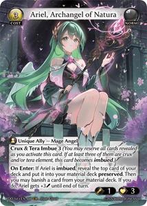 Grand Archive Singles: Ariel, Archangel of Natura (48) [Radiant Origins]