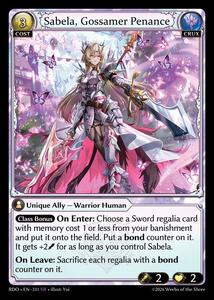 Grand Archive Singles: Sabela, Gossamer Penance (331) [Radiant Origins]