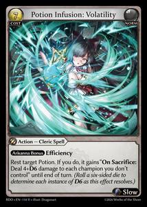 Grand Archive Singles: Potion Infusion: Volatility (114) [Radiant Origins]