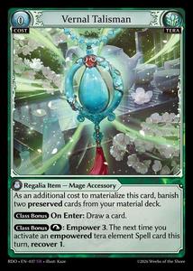 Grand Archive Singles: Vernal Talisman (37) [Radiant Origins]