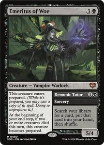 Mtg Singles Instock: Emeritus of Woe [Secrets of Strixhaven]
