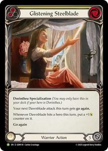 Flesh And Blood Singles 1: Glistening Steelblade [GEM118] (GEM Pack 4)  Rainbow Foil