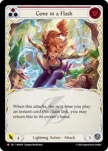 High End Flesh And Blood Singles: Gone in a Flash [ROS076] (Rosetta)  Rainbow Foil