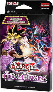 Frontpage: YuGiOh Chaos Origins 3 pack Tuckbox