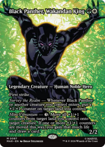 Black Panther, Wakandan King (Borderless) [Marvel Universe: Eternal-Legal]