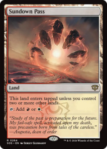 Mtg Singles Instock: Sundown Pass [Secrets of Strixhaven]
