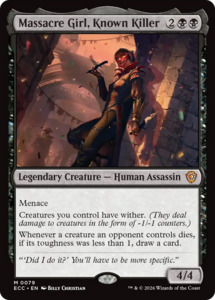 Massacre Girl, Known Killer [Lorwyn Eclipsed Commander]