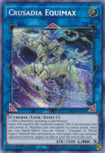 Crusadia Equimax [MP19-EN107] Prismatic Secret Rare