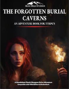 Rpg Accessories: Iron Hills Studios The Forgotten Burial Caverns