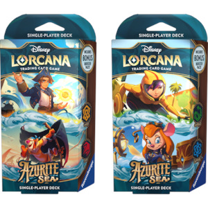 Disney Lorcana TCG Azurite Sea Starter Decks