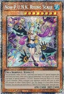 Yugioh Singles: Noh-P.U.N.K. Rising Scale (Starlight Rare) [BLMM-EN050] Starlight Rare