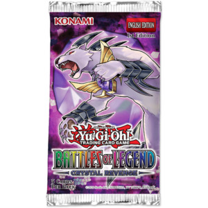 YGO Booster Pack - Battles of Legend: Crystal Revenge (1st Edition)