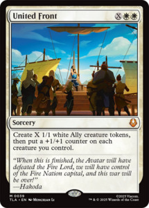 Mtg Singles: United Front [Avatar: The Last Airbender]