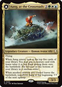 Mtg Singles: Aang, at the Crossroads [Avatar: The Last Airbender]