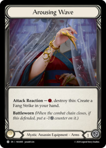Fab Tcg Singles: Arousing Wave [NUU005] (Part the Mistveil Nuu Blitz Deck)