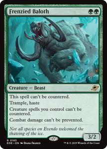 Mtg Singles: Frenzied Baloth [Edge of Eternities Promo Pack]