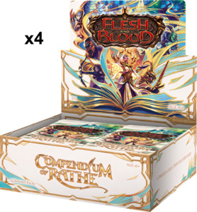 Flesh And Blood Tcg Sealed: *PRE-ORDER* FAB Booster Case - Compendium of Rathe