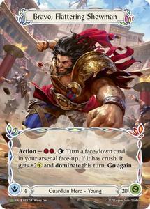 Fab Tcg Singles: Bravo, Flattering Showman [HER154] (Promo)  Cold Foil