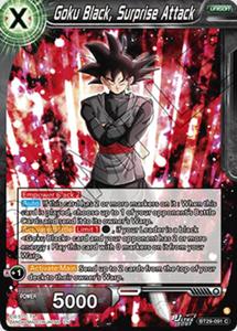 Dbs Singles: Goku Black, Surprise Attack (BT29-091) [Fearsome Rivals]