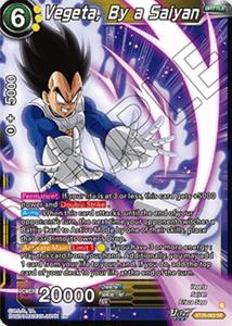 Dbs Singles: Vegeta, By a Saiyan (BT29-063) [Fearsome Rivals]