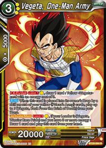 Vegeta, One-Man Army (BT29-064) [Fearsome Rivals]