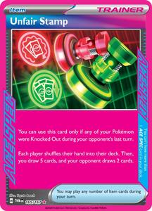 Pokemon Singles: Unfair Stamp (165/167) [Scarlet & Violet: Twilight Masquerade]