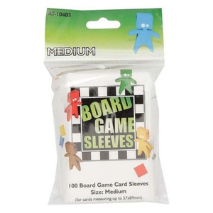 Sleeves: Board Game Sleeves Clear – Medium