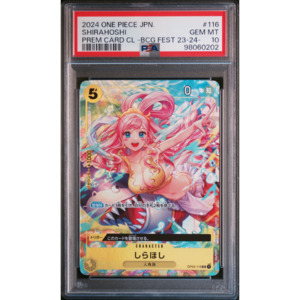 Op 03 Pillars Of Strength: [PSA 10] Shirahoshi | Uncommon PCC Promo (OP03-116)