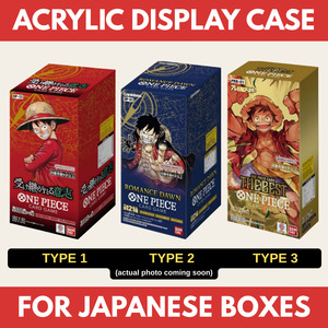 ONE PIECE Japanese Booster Box - Acrylic Display Case