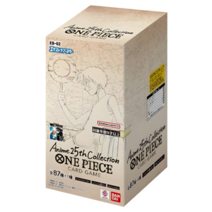 One Piece Sealed Japanese: ONE PIECE CARD GAME [EB-02] Anime 25th Collection Booster Box (Japanese)