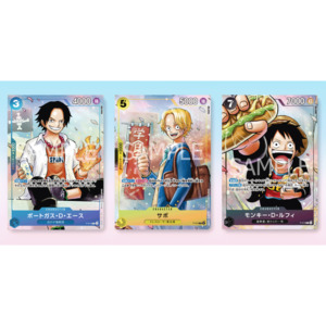 One Piece Promo Sets: ONE PIECE CARD GAME Strongest Three Brothers Promo Pack (Japanese Exclusive)