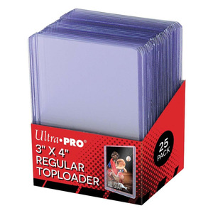 Accessories: Ultra Pro Regular 3"x4" Toploaders 35pt (25 Pack, Clear)