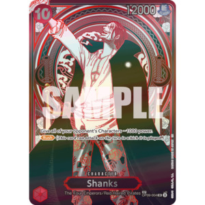 SILVER Shanks (OP09-004) | SP Super Rare Alt Art [ENG]