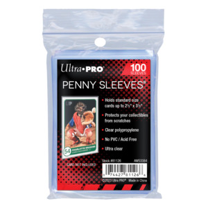 Tcg Accessories: Ultra Pro Standard Size Penny Sleeves (100 Pack, Clear)