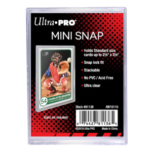 Tcg Accessories: Ultra Pro Mini Snap Card Holder (Clear)