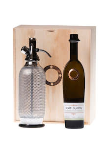 Rose Rabbit Elderflower Liqueur with Soda Maker Set