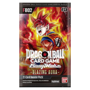 Products: DBS Fusion World Booster Pack - Blazing Aura (FB02) - Cardtopia NZ
