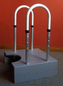 Bathroom Safety: Toilet Step Double Adjustable