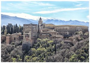 Products: Alhambra Landscape, Granada, Spain
