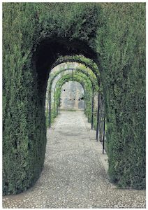 Alhambra Green Arch, Granada, Spain