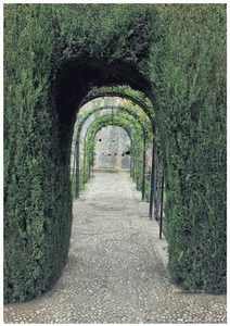 Products: Alhambra Green Arch, Granada, Spain