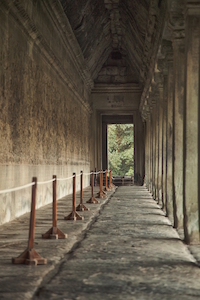 Angkor Wat Passageway 2, Cambodia
