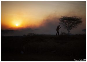 Land on Fire, Amboselli, Kenya