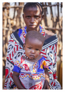 Maasai Mother and Child Pattern, Kenya