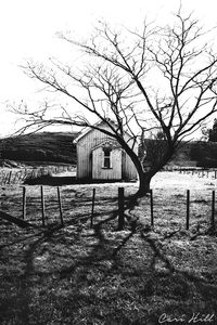 Landscape: Rural Church B&W