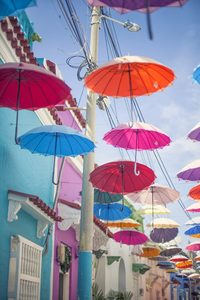 Umbrella Alley Portrait, Cartagena